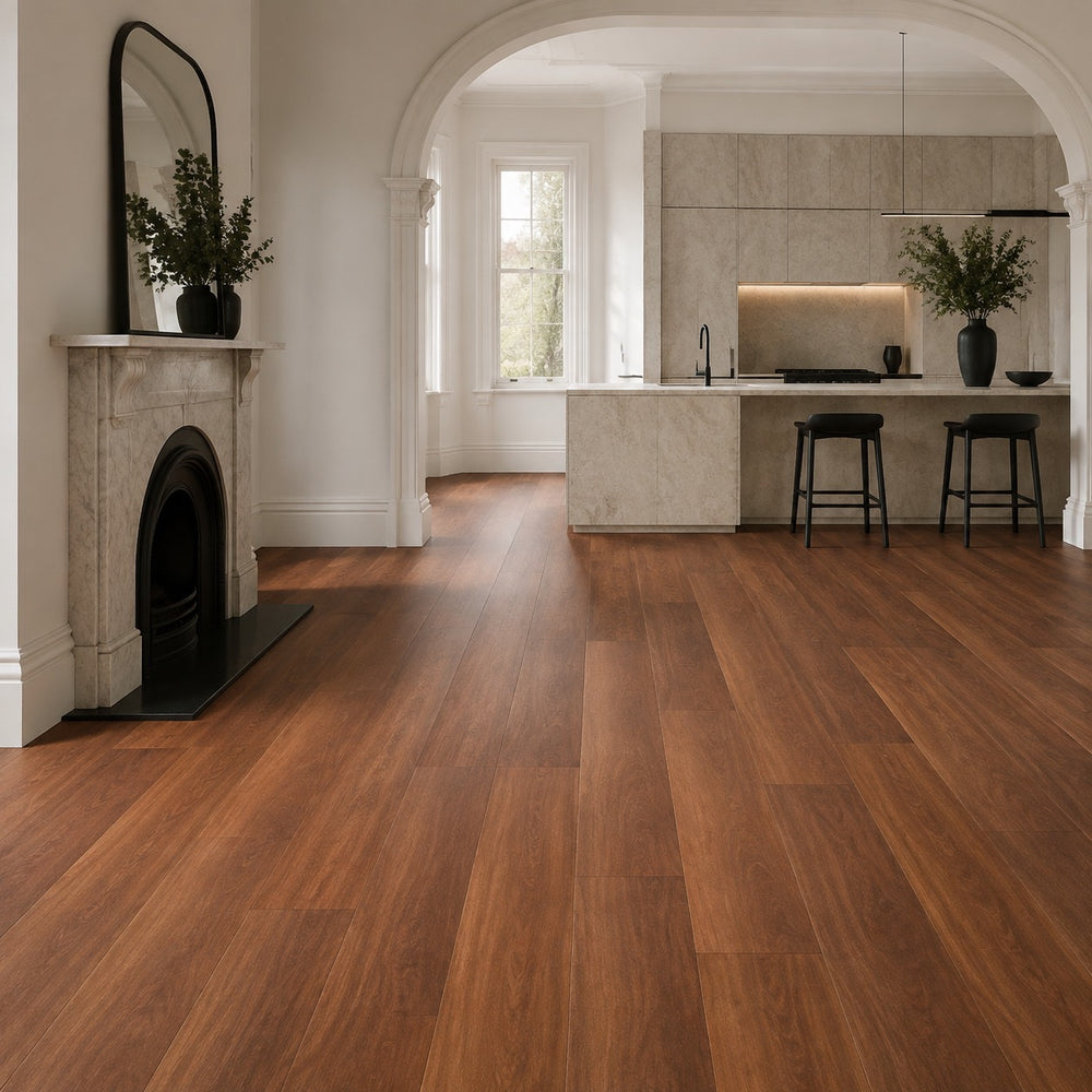 Mahogany 7mm Hybrid Flooring (HFD12)