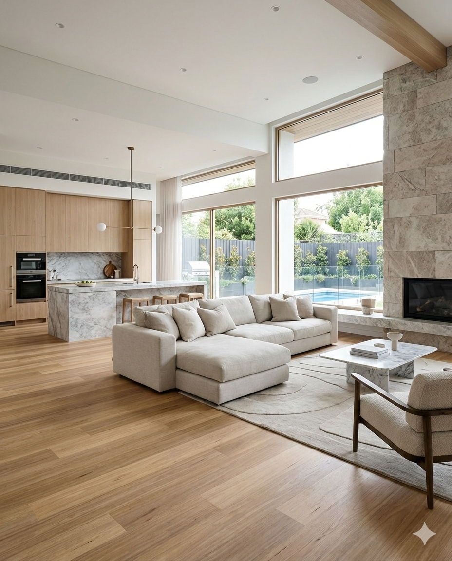 Room inspiration: timber-look finish