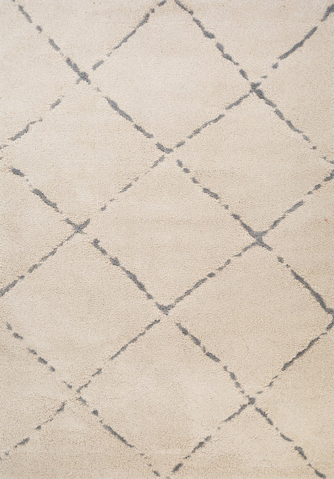 Luana Ivory Grey Rug