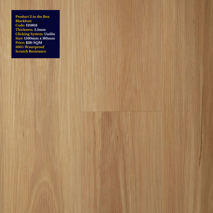 100% Water proof Hybrid Flooring Sample Pack (Blackbutt) - National Floors