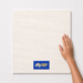 Ivory Cream TM34 600x600 tile with hand scale and National Floors card