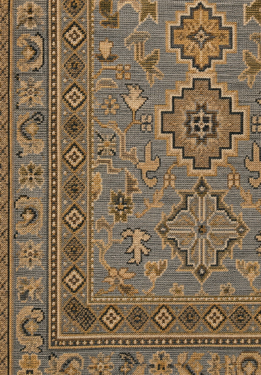 Afghan Wedgewood Blue