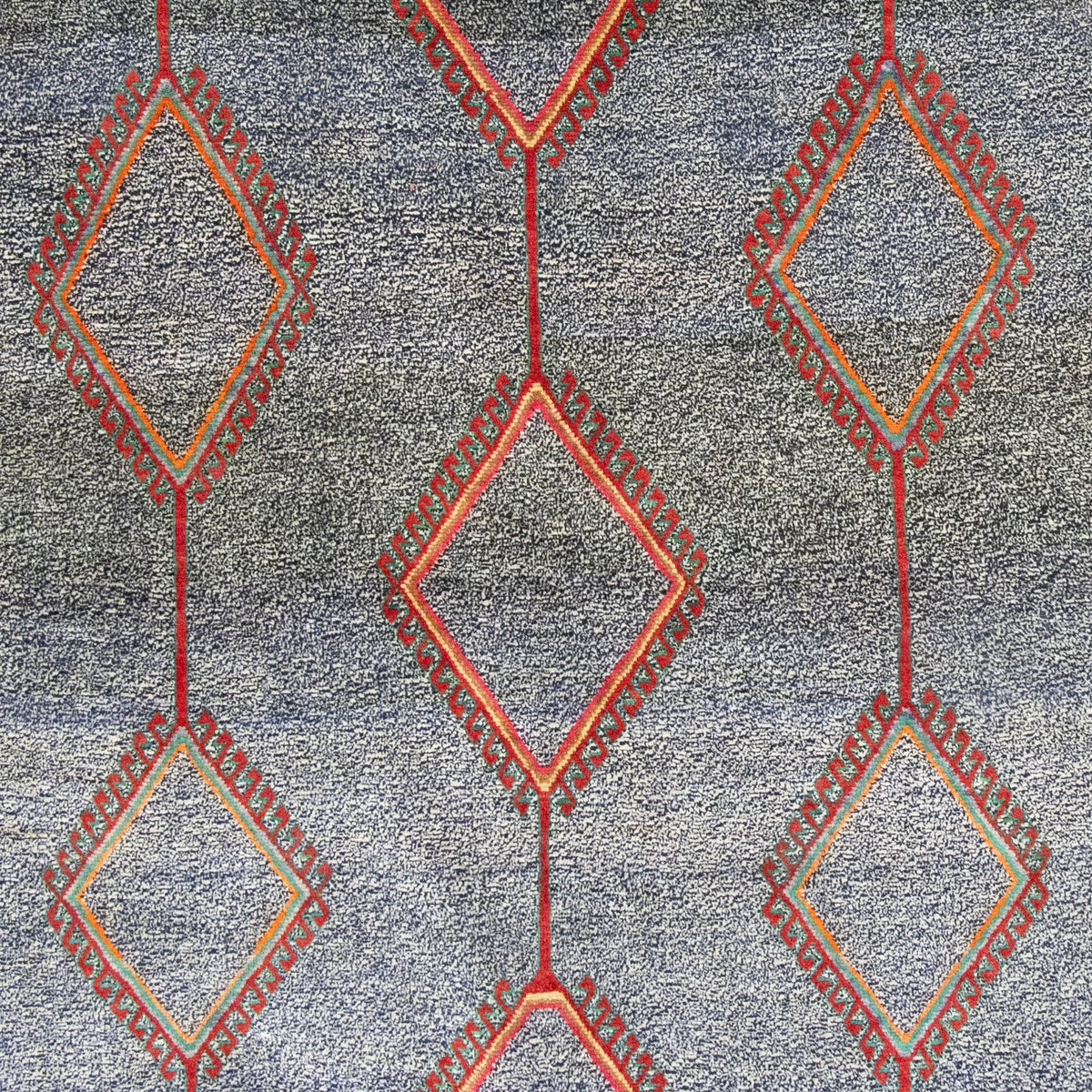 Gabbeh Handmade Rug — 135 × 223 cm (Label 260) — close-up of the actual photographed pattern and weave.