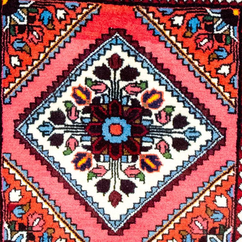 Ardabill Handmade Rug — 60 × 65 cm (Label 417) — close-up of the actual photographed pattern and weave.