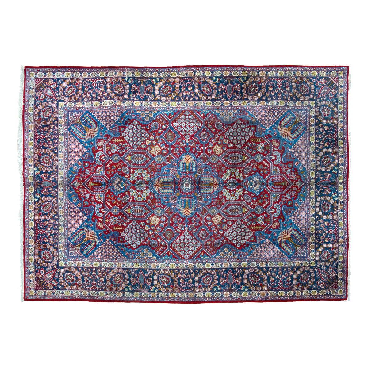 Tabriz handmade rug, label 470, 300 × 400 cm, on white background. Photo DSC00470(1).