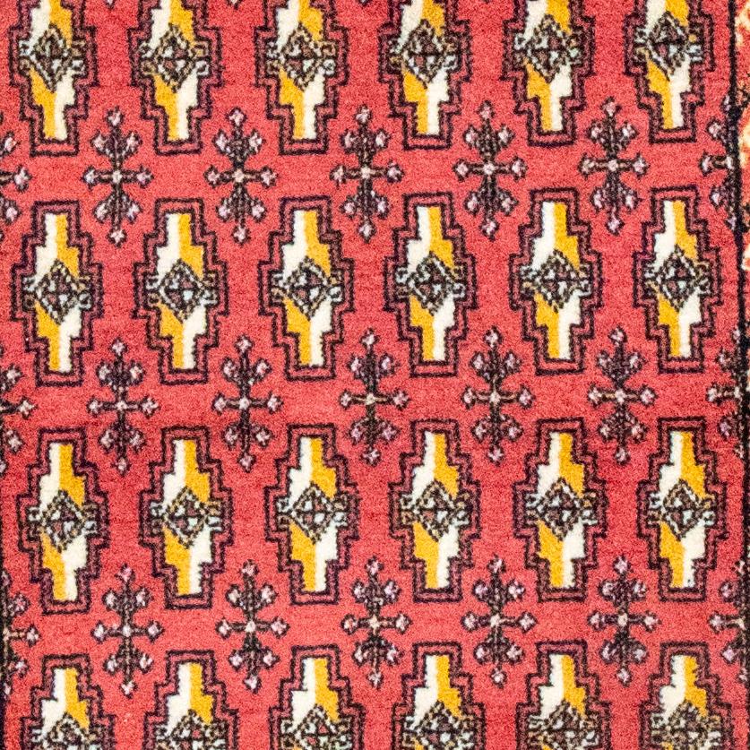 Turkoman 50r Handmade Rug — 63 × 78 cm (Label 482) — close-up of the actual photographed pattern and weave.