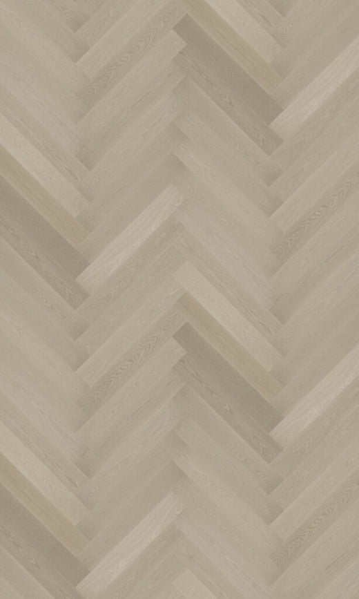Ivory Herringbone 15mm Engineered Flooring (EW61)