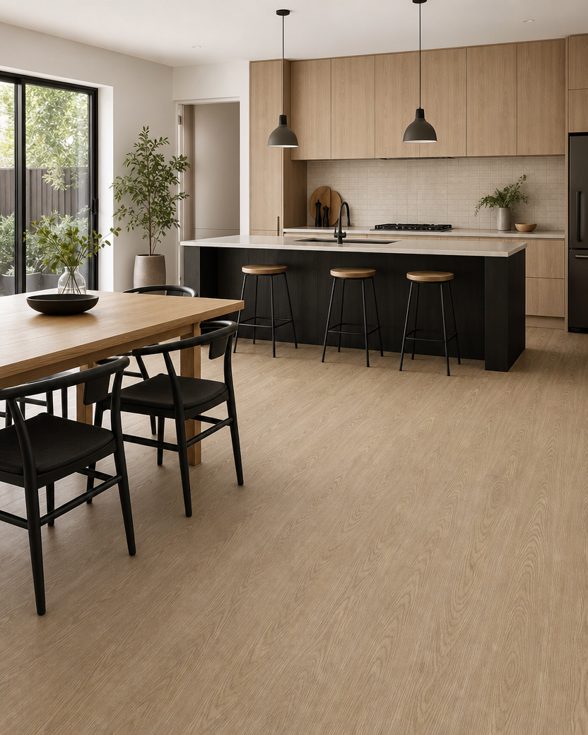 Coastal Oak 9mm Hybrid Flooring (HAT11)