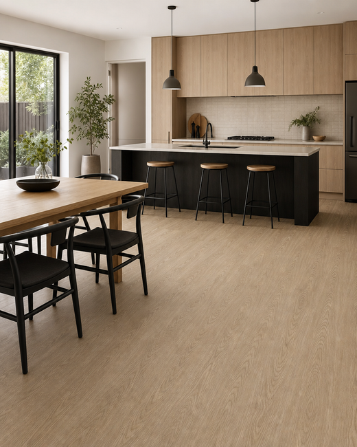 Coastal Oak 9mm Hybrid Flooring (HAT11)