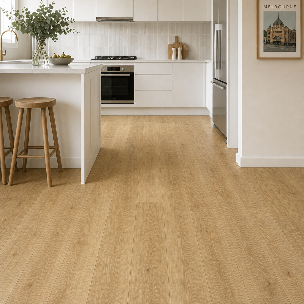 Caramel 9mm Hybrid Flooring (HAT3)