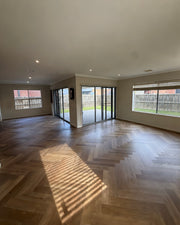 Wheat Herringbone 9mm Hybrid Flooring (HC22)