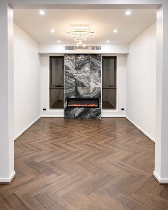 Imperial Herringbone 9mm Hybrid Flooring (HC24)