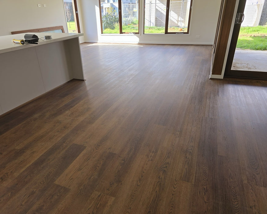 Deep Brown 7.5mm Hybrid Flooring (HP33)