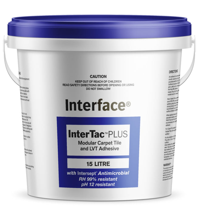 INTERFACE - InterTac Plus Modular Carpet Tile and LVT Adhesive