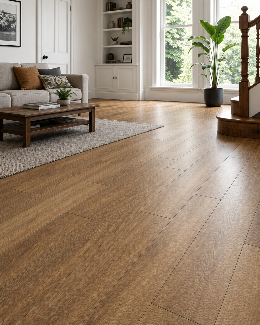 Ironbark Spotted Gum 8mm Laminate Flooring (LCW13)