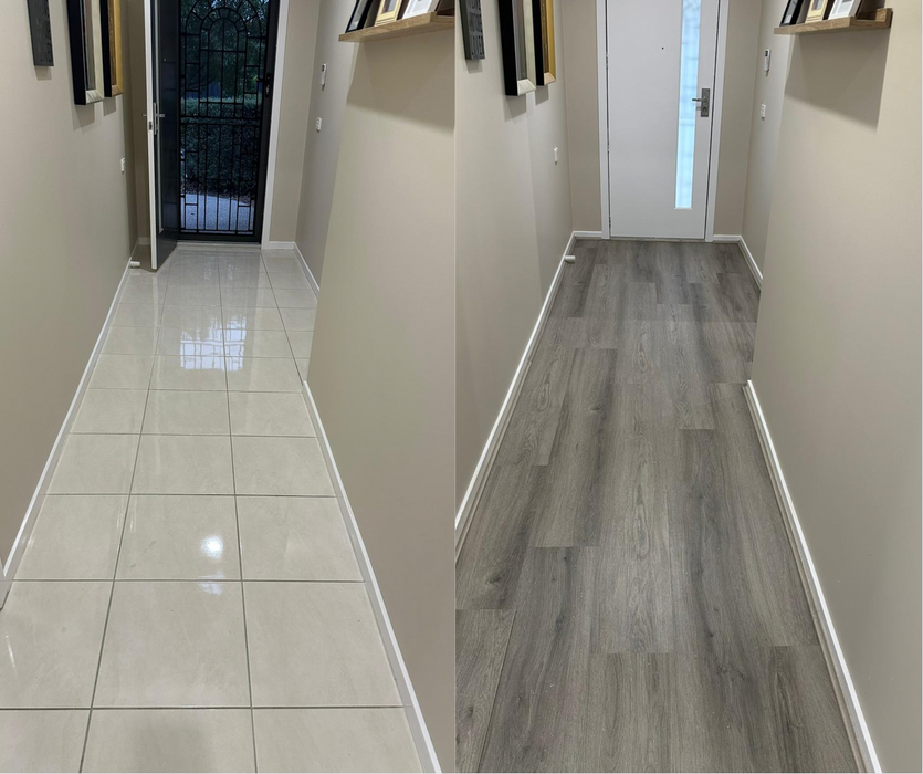 Grey Oak 7mm Hybrid Flooring (VIP650)