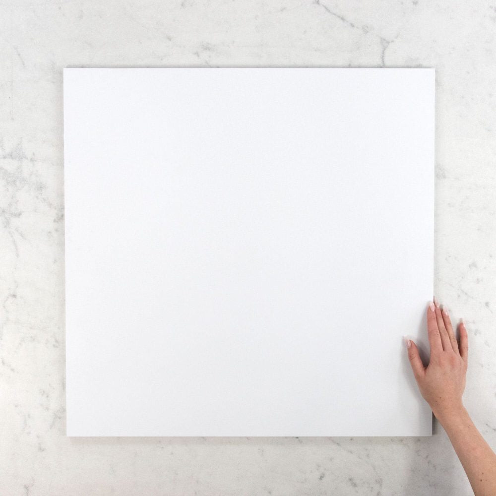 Bright White  Tiles Flooring (TM72)