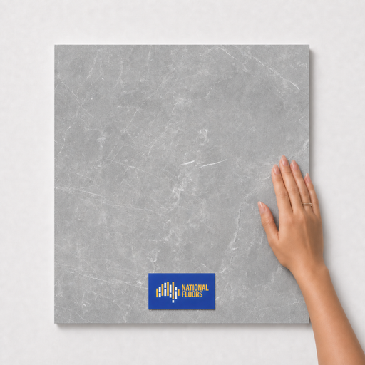 Ash  Tiles Flooring (TM13) - hand scale and National Floors card