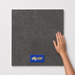 Carbon  Tiles Flooring (TM9) - hand scale and National Floors card