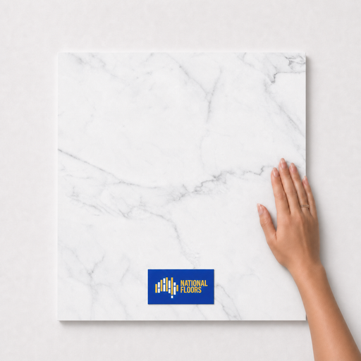 Chalk Tiles Flooring (TM41) - hand scale and National Floors card