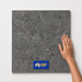 Deep Slate Tiles Flooring (TM63) - hand scale and National Floors card