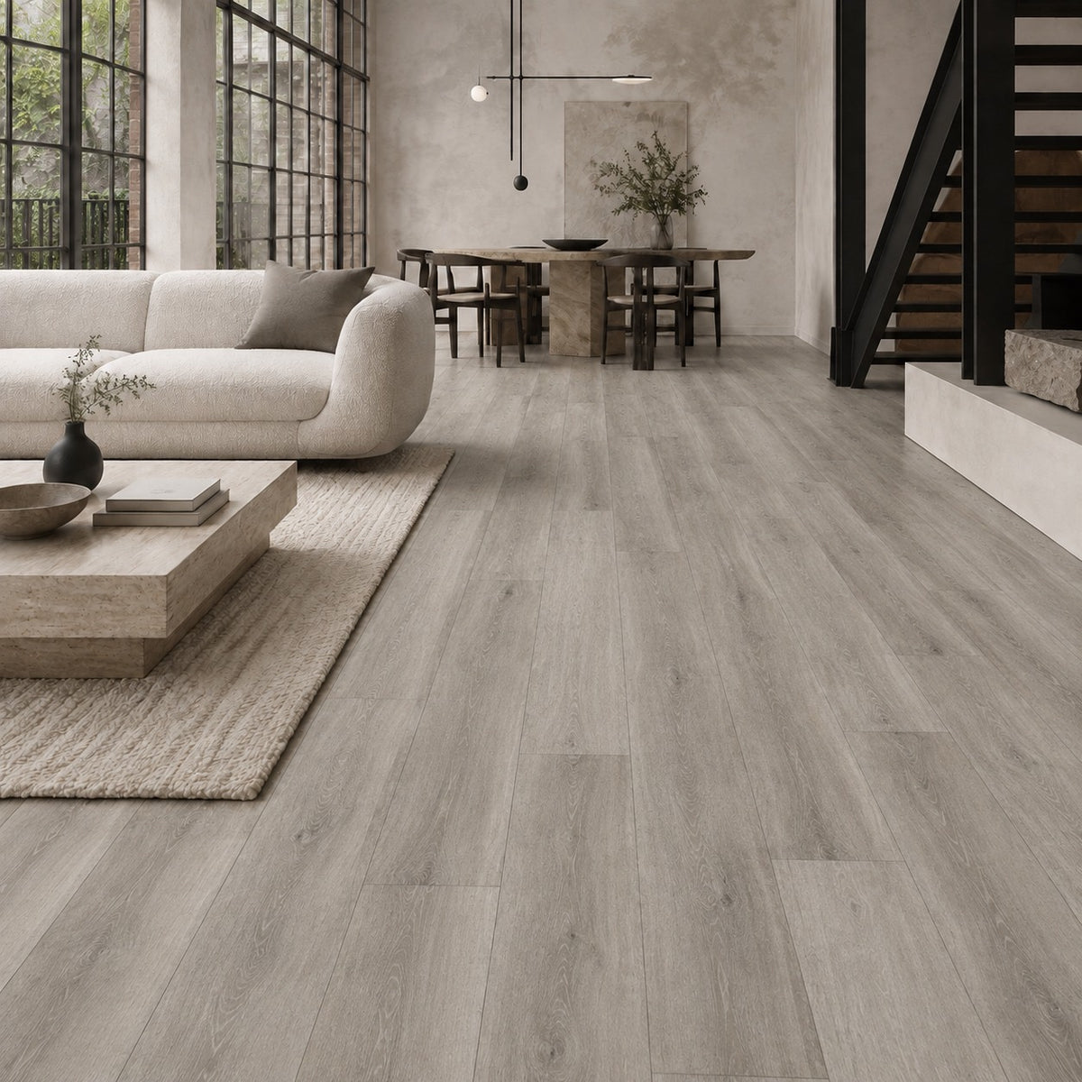 Grey Oak 7mm Hybrid Flooring (HFD10)