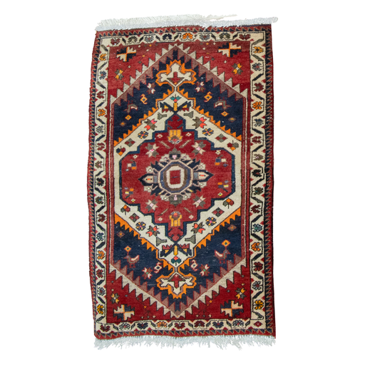 Baktiari Handmade Rug — 72 × 123 cm (Label 241) — complete rug, all edges visible.