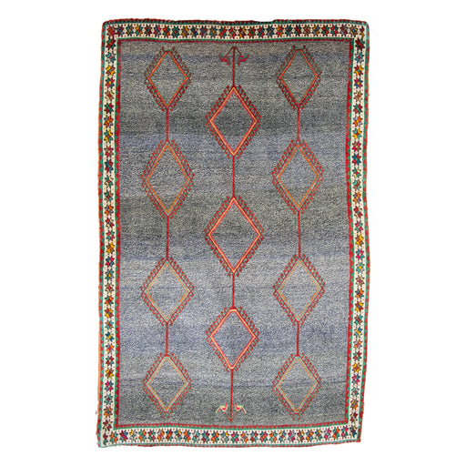 Gabbeh Handmade Rug — 135 × 223 cm (Label 260) — complete rug, all edges visible.