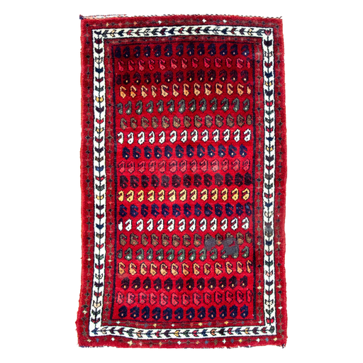 Arak Handmade Rug — 60 × 110 cm (Label 296) — complete rug, all edges visible.