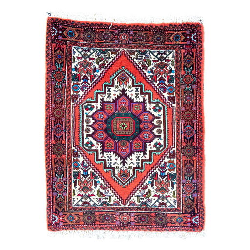 Bidjar Handmade Rug — 65 × 80 cm (Label 481) — complete rug, all edges visible.