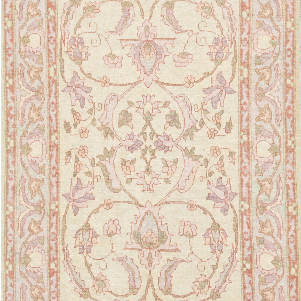 Chobi Handmade Rug — 147 × 220 cm (Label 170) — close crop from its refreshed studio visualisation.