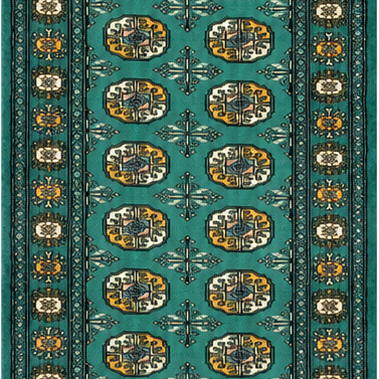 Queen Bukara Handmade Runner — 76 × 465 cm (Label 17893)
