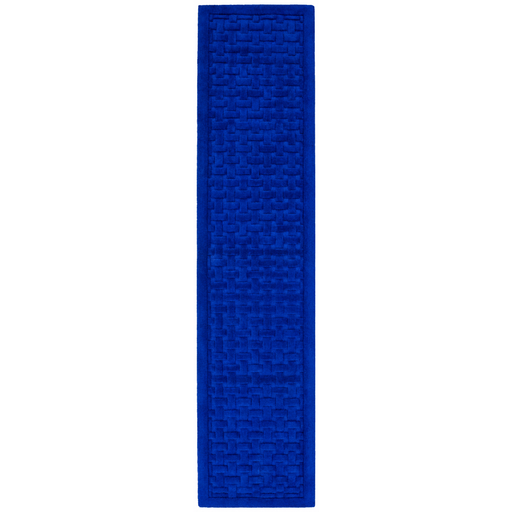Indian Wool Handmade Runner — 75 × 345 cm (Label 203) — complete rug from its refreshed studio visualisation, all visible edges included.