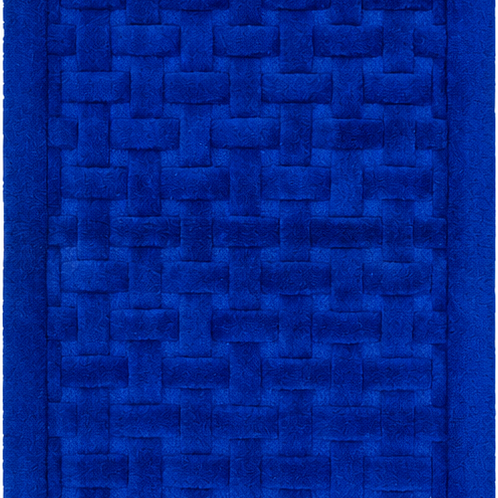 Indian Wool Handmade Runner — 75 × 345 cm (Label 203) — close crop from its refreshed studio visualisation.