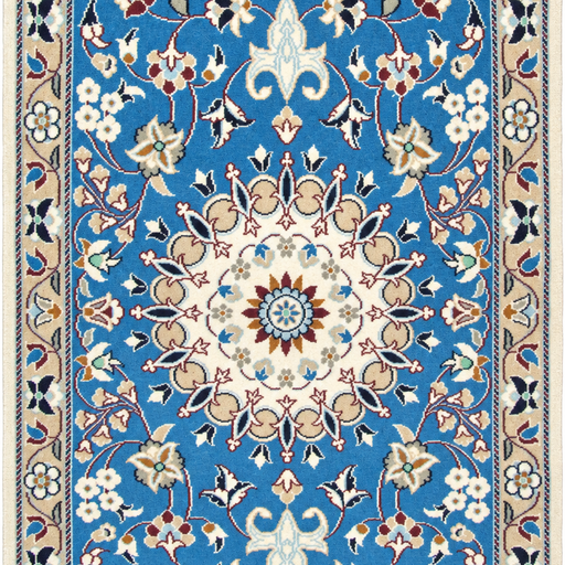 Nain Handmade Rug — 90 × 140 cm (Label 205) — close crop from its refreshed studio visualisation.