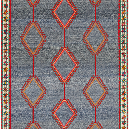 Gabbeh Handmade Rug — 135 × 223 cm (Label 260) — close crop from its refreshed studio visualisation.