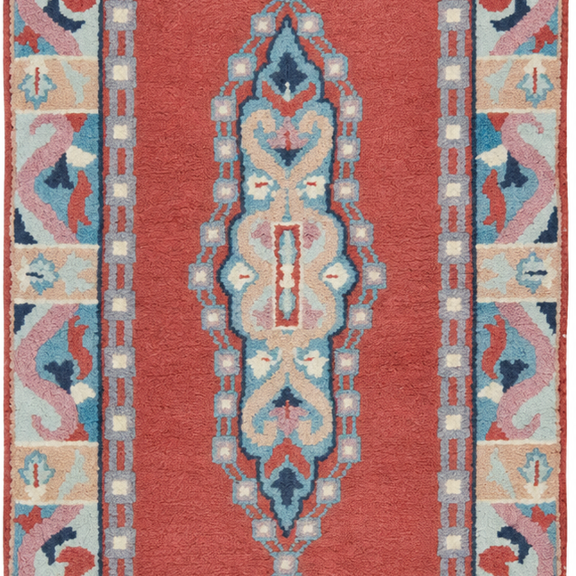Kerman Handmade Runner — 75 × 230 cm (Label 270) — close crop from its refreshed studio visualisation.