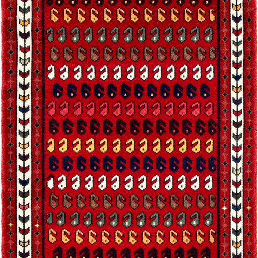 Arak Handmade Rug — 60 × 110 cm (Label 296) — close crop from its refreshed studio visualisation.