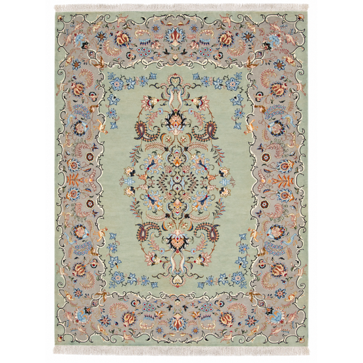 Kashan Handmade Rug — 300 × 400 cm (Label 333) — complete rug on a square white canvas, including every edge and fringe, from its refreshed studio visualisation.