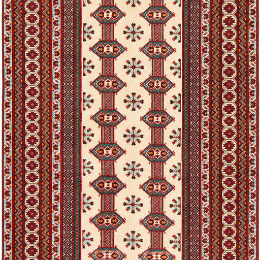 Antique Turkoman Handmade Rug — 105 × 190 cm (Label 339) — close crop from its refreshed studio visualisation.