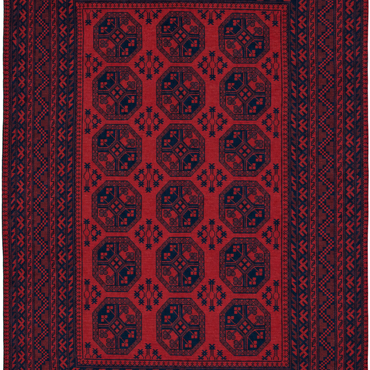 Turkoman Handmade Rug — 196 × 280 cm (Label 396)