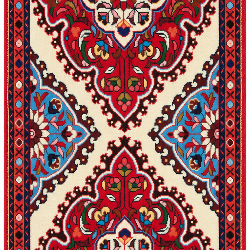 Sarouk Handmade Runner — 75 × 200 cm (Label 397) — close crop from its refreshed studio visualisation.