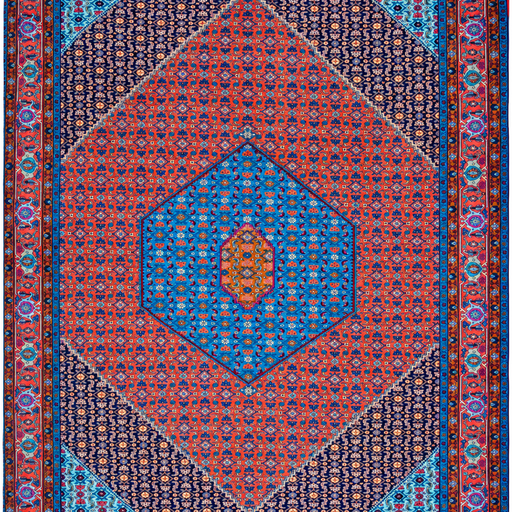 Bidjar Handmade Rug — 300 × 380 cm (Label 566) — close crop from its refreshed studio visualisation.