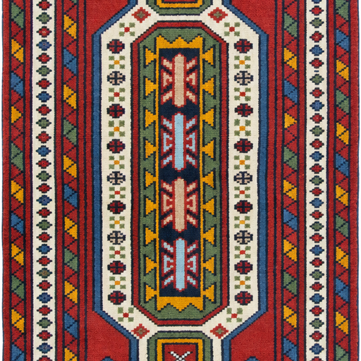 Gouchan Handmade Runner — 56 × 165 cm (Label 68) — close crop from its refreshed studio visualisation.