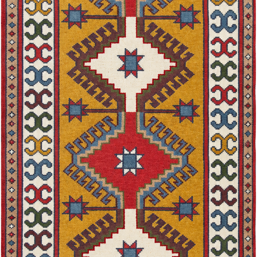 Gouchan Handmade Runner — 68 × 170 cm (Label 84) — close crop from its refreshed studio visualisation.