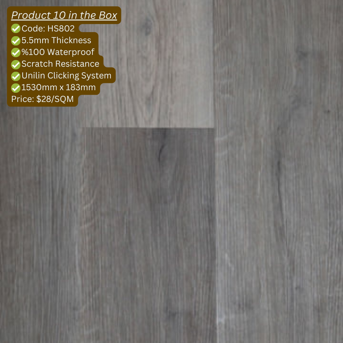 100% Water proof Hybrid Flooring Sample pack-Luxury SPC Vinyl (Value Pack) - National Floors