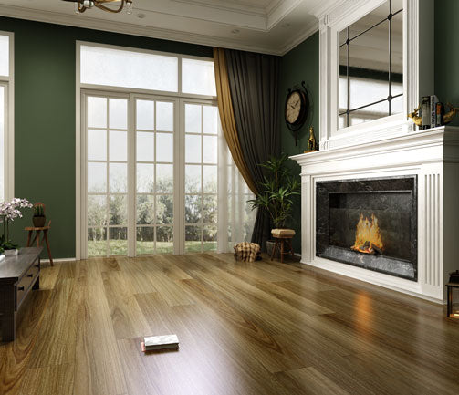 Range Spotted Gum 12mm Laminate Flooring (LFT22)