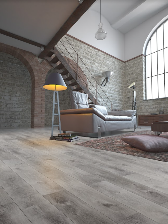 Ash Oak 7mm Hybrid Flooring (HCW33)