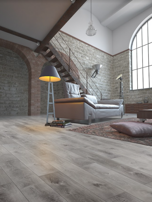 Grey Oak 6.5mm Hybrid Flooring (HCW87) - National Floors