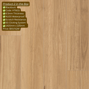 100% Water proof Hybrid Flooring Sample pack-Luxury SPC Vinyl (8.5mm Hybrid) - National Floors